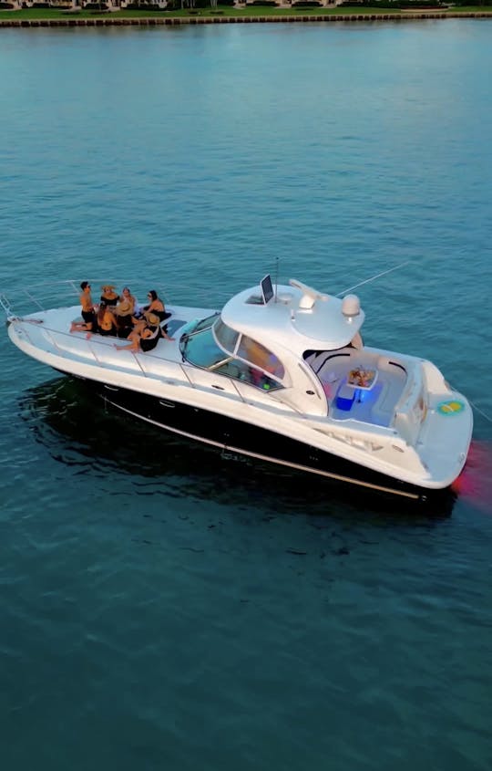 ⭐️⭐️⭐️⭐️⭐️ Profitez d'un yacht de luxe et d'un jetski de 48 minutes à Miami : Sea Ray Sundancer