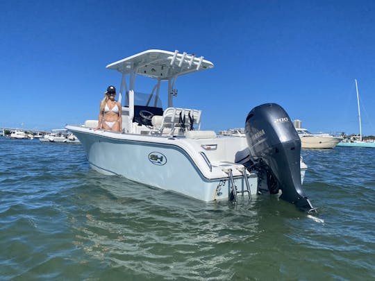 Excellent bateau de pêche, de famille et de banc de sable. Sea Hunt Triton 2020 22,5 pieds