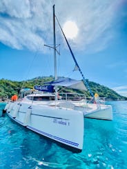 Sailing catamaran for rent in Phuket.