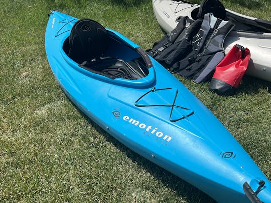 Two 9 foot sit-in Kayaks