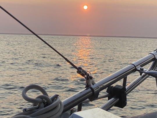 Aventura de vela a bordo do veleiro Hunter de 44 pés