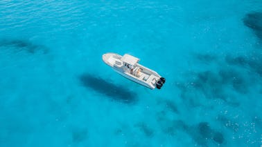 Rent SeaGlass a 28' Mako Private Boat to Explore the Beautiful St Maarten!