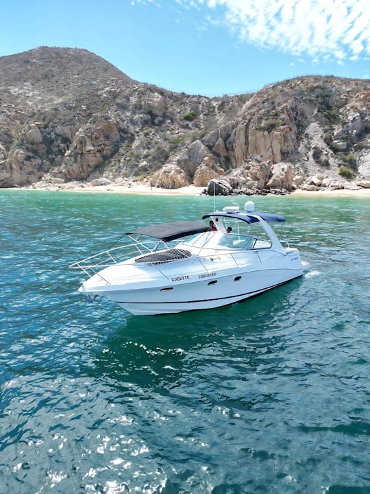 Your Own 40ft Private Yacht in Cabo – Snorkeling, Crew & Open Bar!