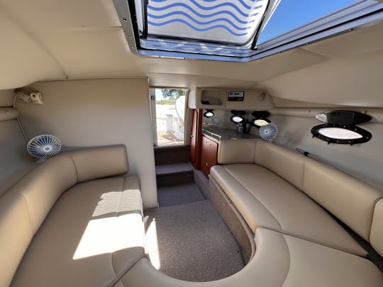 28ft boat with swim platform joy ride to Peanut Island & Sandbar