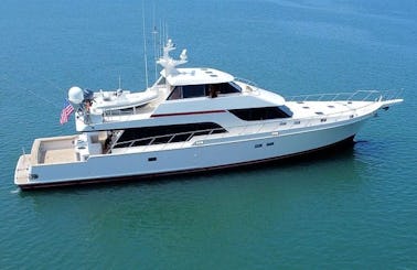90' Yacht Fisher, Fish in Style and Comfort.