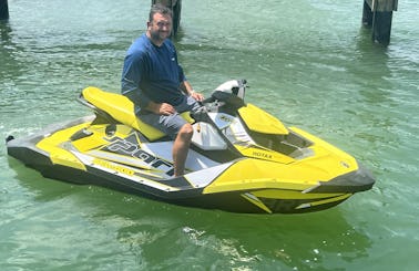 SEA-DOO SPARK 3-UP W/REVERSE LOW HRS CLEAN SKI ISLAND HOP WAKEJUMP DOLPHIN WATCH