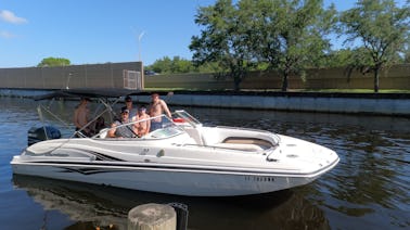 Boat charters for up to 10 person groups.