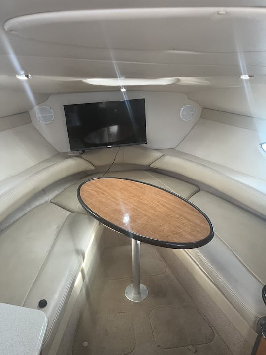 Create Your Own Wave with the well maintained Maxum 2700 SCR Cabin Cruiser