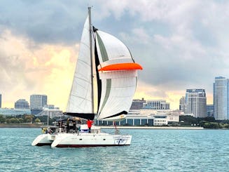 Cours de voile en catamaran à Chicago