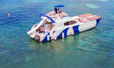 SPRING BREAK TIME 🛥🔥 Festa VIP de catamarã de luxo à vela e natação em Punta Cana