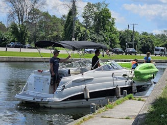 25’ Cruiser in Lasalle with Kayaks, A/C, WiFi and Toys
