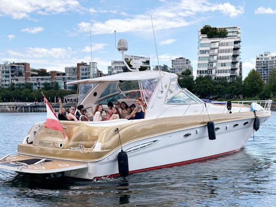 The best boating day awaits you on our luxurious 53-foot yacht in Vancouver