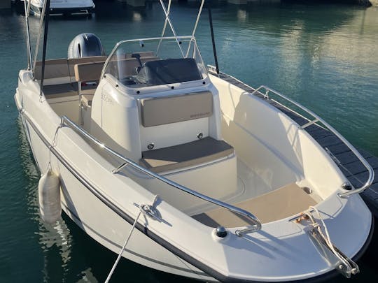 Lancha rápida Quicksilver 505 Open de 80 CV en Cascais, Lisboa