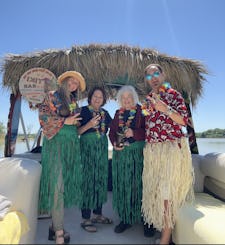 TIKI BOAT, YOUR TROPICAL PARADISE AWAITS FOR YOU TO PARTY & CRUISE