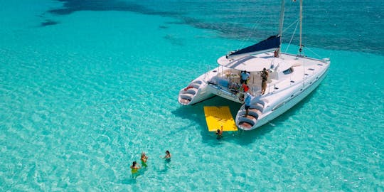 Excursion de 4 heures en catamaran privé tout compris sur la Riviera Maya