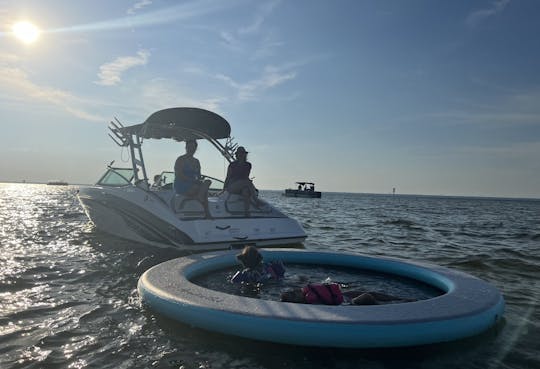 Bowrider+ Watersports on Lake Conroe! [You drive].