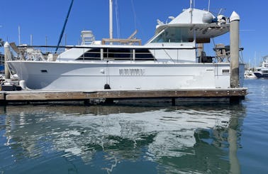 44ft Hatteras Convertable Yacht for Charter - Great place for a party!!