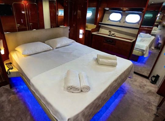 Charter our 26 meter luxury custom made motoryacht rental in Bodrum