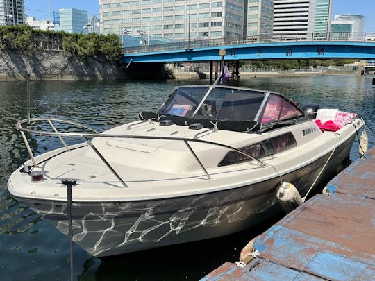 25ft Captained Private Cruising in Tokyo Bay!! Tons of Amazing views!!