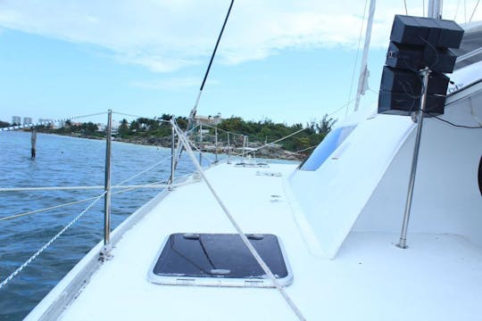 55ft Private Catamaran Charter for Up to 55 Guests in Cancún, Quintana Roo