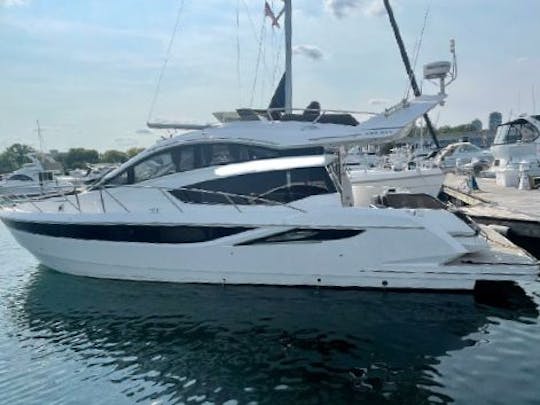 43ft Galeon Luxury Boat Charter Experience in Chicago, Illinois 