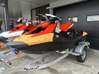 Dual 2021 Sea-Doos Spark Trixx  - 3 Seater