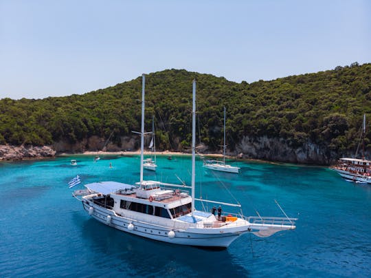 Captained Charter 90' Sailing Gulet in Skiathos Island!