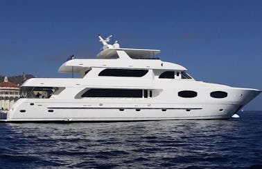 Luxury 125' TransWorld Yacht For Charter In Long Beach, Los Angeles!
