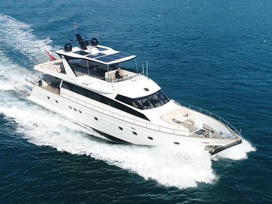 SanLorenzo 85 M/Y Poseidon in Gocek for charter