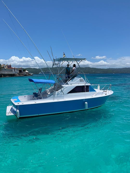 Carta de pesca Chris Craft de 32 pés