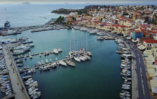 Viaje diario de Atenas a Egina: islas Moni y Poros con Technohull