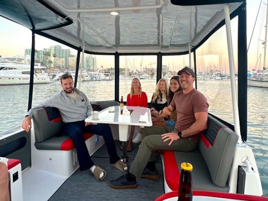 Cruise through the Historic Marina del Rey Harbor in new e-boat 