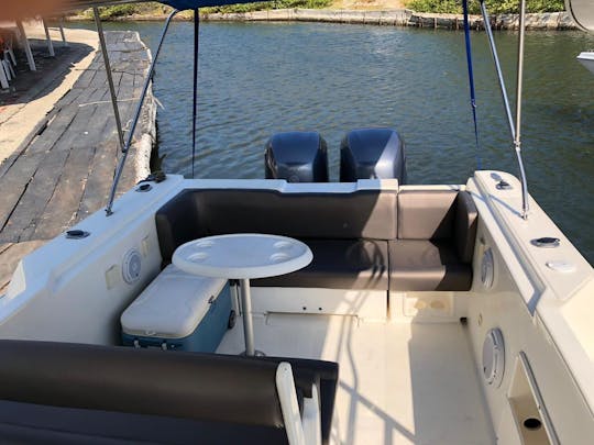 Center Console Boat Rental in Santa Marta, Inca inca or bahía concha 