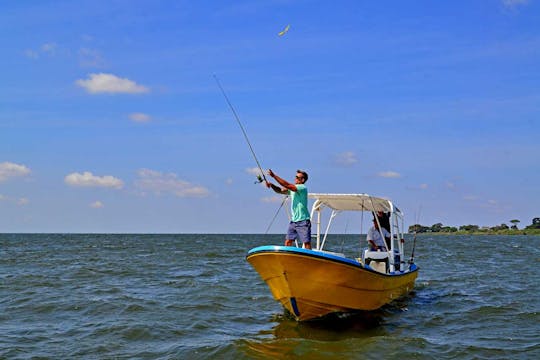 Nile perch fishing at Lake Victoria in Uganda