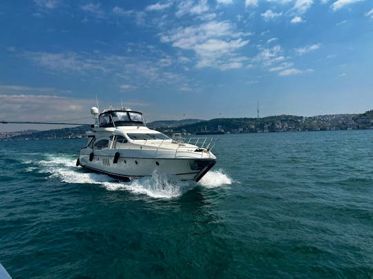 Enjoy with 74ft Motor Yacht Cruise in Istanbul