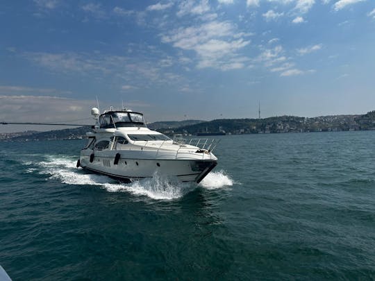 Enjoy with 74ft Motor Yacht Cruise in Istanbul