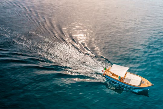 Portofino's Jewel: Cruise in Style with Our Ginca Classic Boat