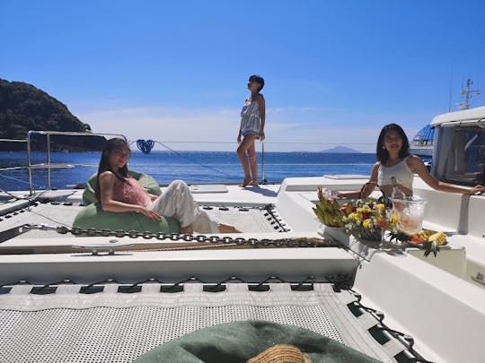Catamaran à voile élégant Lagoon 440 pour un maximum de 20 personnes