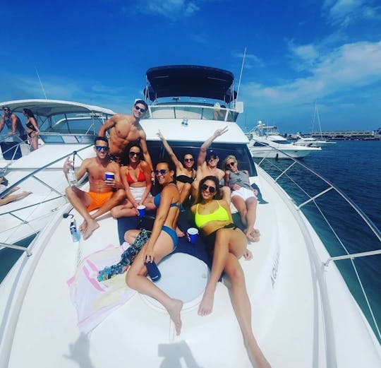 55 Ft 🛥️ ULTIMATE FUN Yacht! Captain, DJ, Food + Drinks + Water Toys 13 ppl