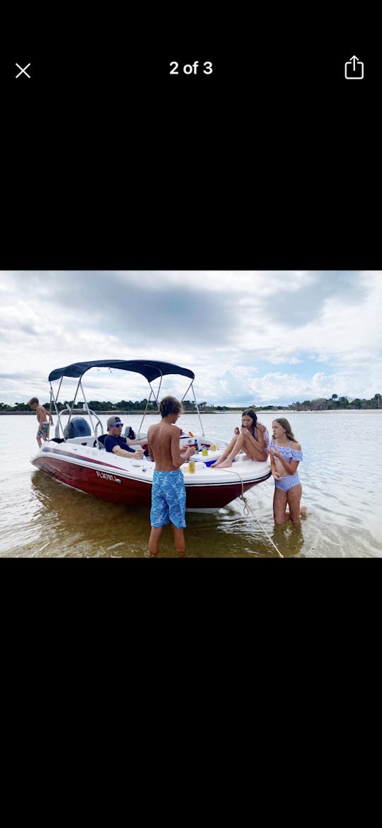 Hurricane Sport Deck Boat.  St Augustine or Palm Coast 9 Passenger Free Fuel