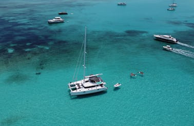 Lagoon Sailing Catamaran Amura for Charter in the Bahamas with captain & chef