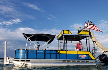 ''Bahama 1'' Tropical Pontoon Custom for Cruising Madeira Beach