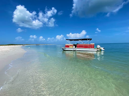 25' Leisure Kraft Tritoon Boat for Rental in Gulfport/St Pete Beach