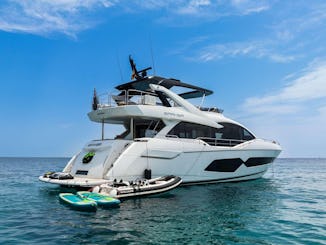 Saahsa Sunseeker 76 💎 Luxury Yacht Rental in Ibiza with concierge