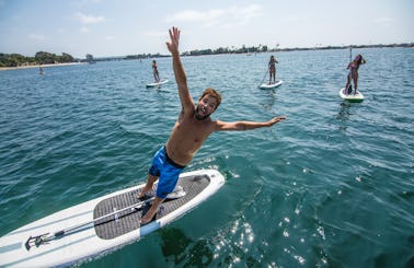 Stand up Paddle Boarding in Port City, Sri Lanka