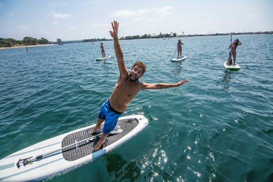 Stand up Paddle Boarding in Port City, Sri Lanka