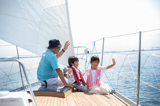 Alquiler de veleros de 60 pies en la bahía de Mikawa en Aichi. ¡Grupo privado de hasta 25 personas!