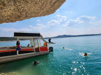 Navire Avalon Funship à deux étages de 25 pieds avec toboggan Canyon Lake