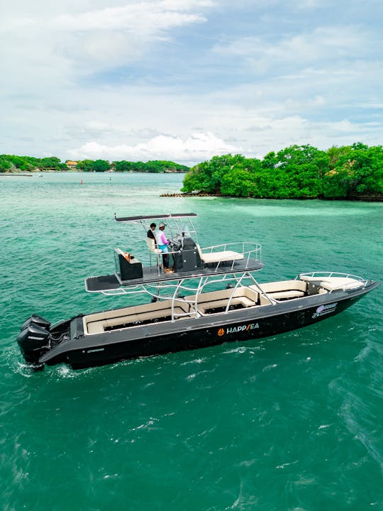 Bateau à moteur de luxe de 45 pieds à Carthagène, en Colombie