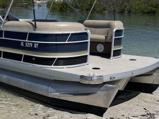 21' Godfrey Tritoon for rent in SW Florida! Dockside Delivery Available